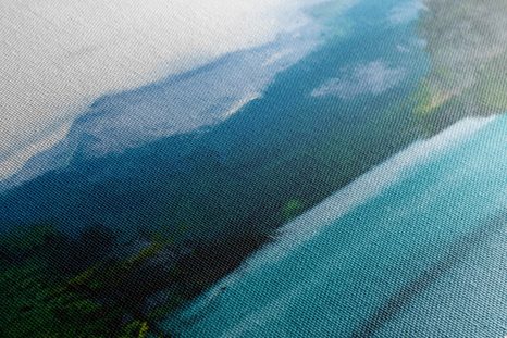 OBRAZ MALOVANÉ HORSKÉ JEZERO - OBRAZY PŘÍRODY A KRAJINY - OBRAZY