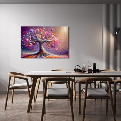 OBRAZ MAGICKÝ STROM ŽIVOTA V BARVÁCH - OBRAZY STROMY ŽIVOTA - OBRAZY