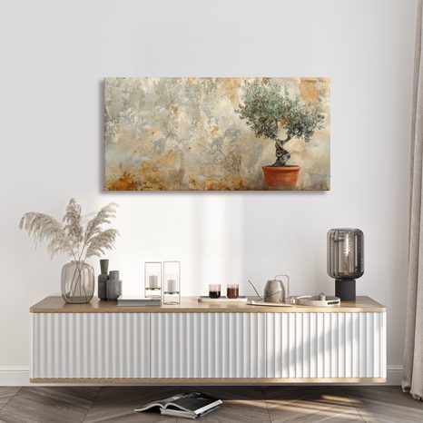 SLIKA MASLINA U LONCU - SLIKE MRTVE PRIRODE - SLIKE