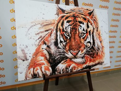 QUADRO SU TELA – PREDATORE DEGLI ANIMALI - QUADRI DI ANIMALI - STAMPE E QUADRI