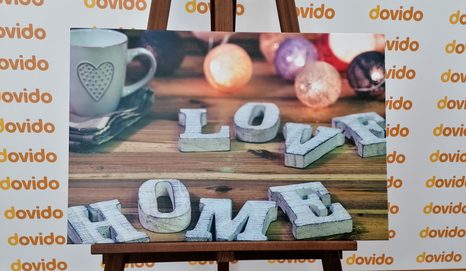 OBRAZ HARMONICKÝ DOMOV - OBRAZY S CITÁTY A NÁPISY - OBRAZY