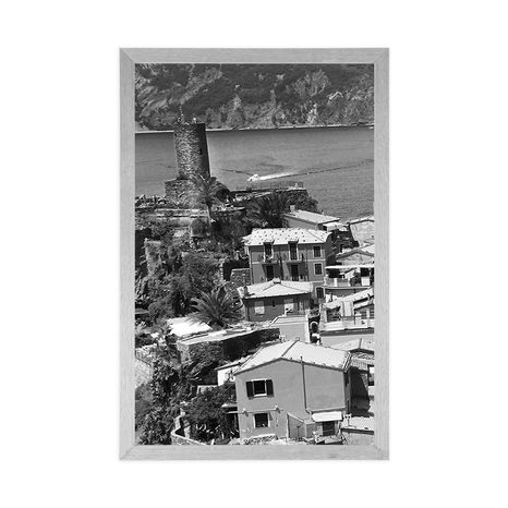 PLAKAT CRNO-BIJELA OBALA ITALIJE - CRNO-BIJELE - PLAKATI