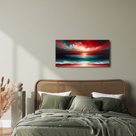 OBRAZ PLAMENE OBLOHY - OBRAZY MORE A PLÁŽ - OBRAZY