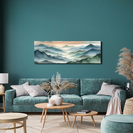 OBRAZ KLID NAD MODRÝMI HORAMI - OBRAZY HORY - OBRAZY