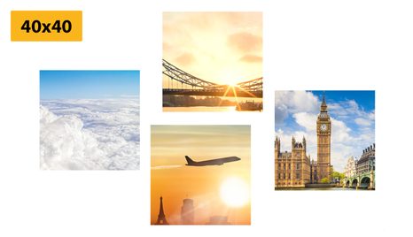 SET DI QUADRI – VIAGGIO UNICO - COLLEZIONI DI QUADRI - STAMPE E QUADRI