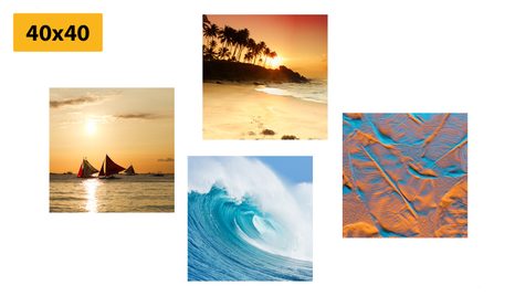 SET DI QUADRI – ISOLA DEI SOGNI - COLLEZIONI DI QUADRI - STAMPE E QUADRI