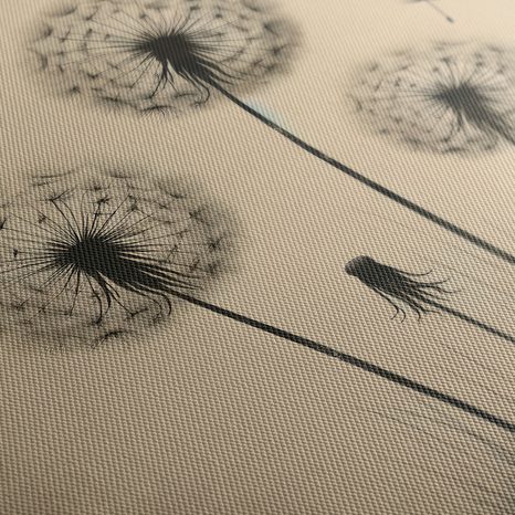 CANVAS SCHILDERIJ STILLE SCHOONHEID VAN PAARDENBLOEMEN - SCHILDERIJEN - MEGA UITVERKOOP TOT 70% 🔥