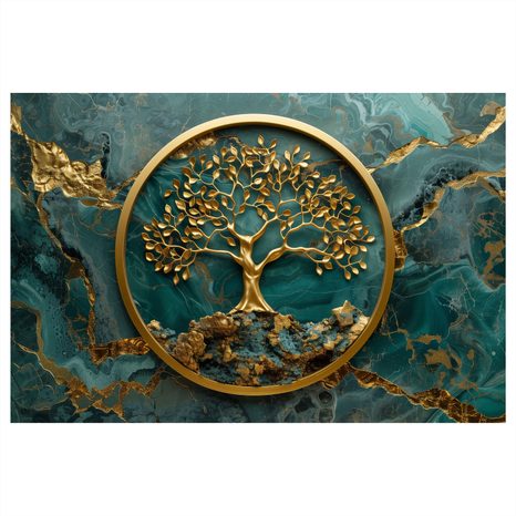 SLIKA DREVO ŽIVLJENJA V ZLATU - SLIKE - 🔥 TOTALNA ODPRODAJA