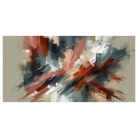 WANDBILD DYNAMISCHE KRAFT DER KONTRASTE - WANDBILDER ABSTRAKTE FORMEN - BILDER