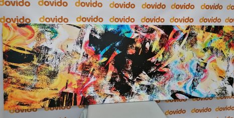 OBRAZ JEDINEČNÉ GRAFFITI UMENIE - ABSTRAKTNÉ OBRAZY - OBRAZY