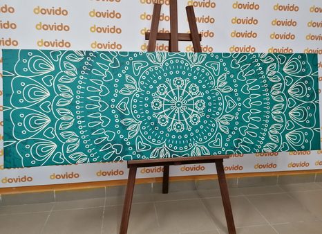 SLIKA ROČNO NASLIKANA MANDALA - SLIKE FENG SHUI - SLIKE