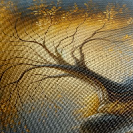 OBRAZ MAGICKÝ STROM ŽIVOTA V MLZE - OBRAZY STROMY ŽIVOTA - OBRAZY