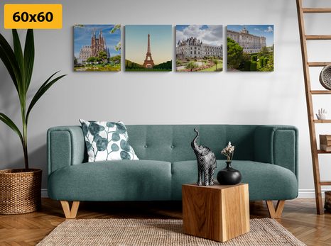 SET DI QUADRI – MONUMENTI PIÙ STRAORDINARI DEL MONDO - COLLEZIONI DI QUADRI - STAMPE E QUADRI