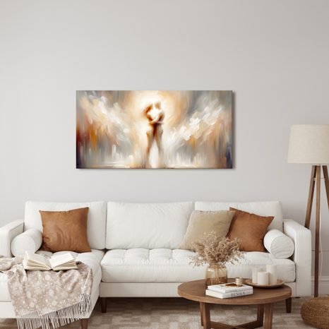 OBRAZ MILENECKÝ PÁR V OBJETÍ - OBRAZY LÁSKA - OBRAZY