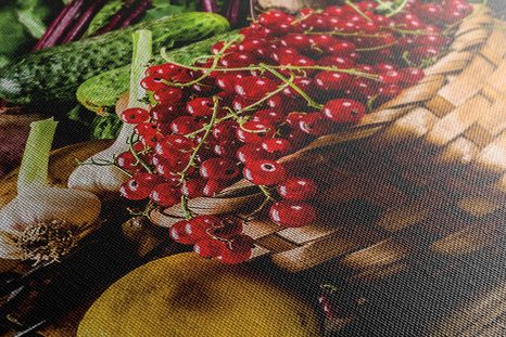 TABLOU FRUCTE ȘI LEGUME PROASPETE - TABLOURI BĂUTURI ȘI MÂNCARE - TABLOURI