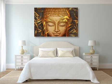 OBRAZ USMÍVAJÍCÍ SE BUDDHA - OBRAZY FENG SHUI - OBRAZY