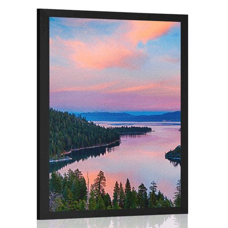 POSTER LAKE AT SUNSET - NATURE - POSTERS