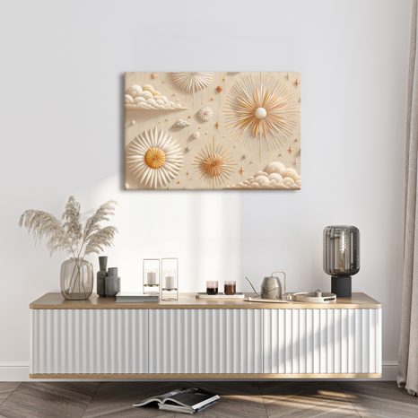 OBRAZ HVĚZDNÉ NEBE A SLUNCE - OBRAZY VÝCHOD A ZÁPAD SLUNCE - OBRAZY