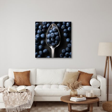 OBRAZ MODRÉ BORŮVKOVÉ OSVĚŽENÍ - OBRAZY JÍDLA A NÁPOJE - OBRAZY