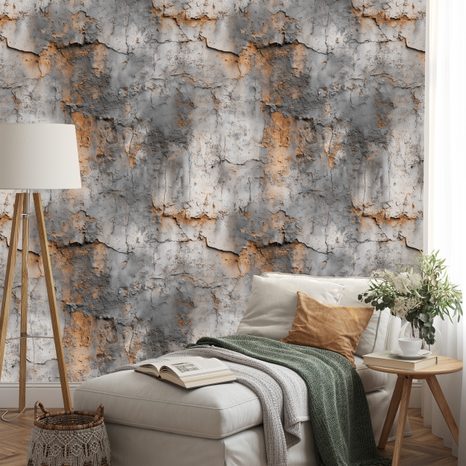 TAPETA INDUSTRIÁLNÍ BETONOVÁ TEXTURA - TAPETY S IMITACÍ CIHLY, KAMENE A BETONU - TAPETY