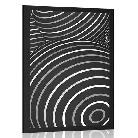 BLACK AND WHITE MARBLES - BLACK AND WHITE - POSTERS