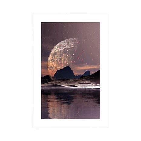 POSTER – TERRA FUTURISTICA - UNIVERSO E STELLE - POSTER