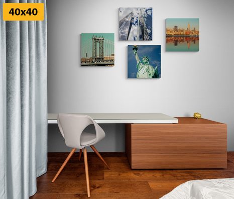 SET DI QUADRI – BELLEZZE DELLA CITTÀ DI NEW YORK - COLLEZIONI DI QUADRI - STAMPE E QUADRI