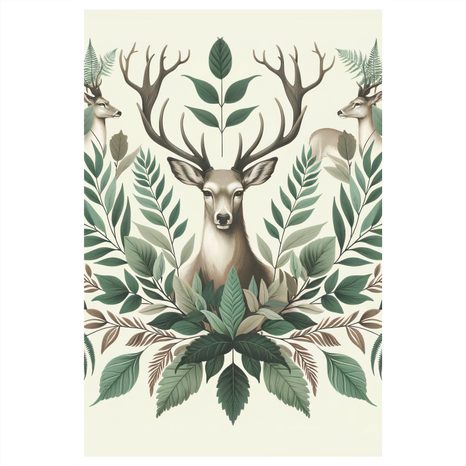 OBRAZ JELENÍ KRÁL V ZELENI - PICTURES DEERS - PICTURES