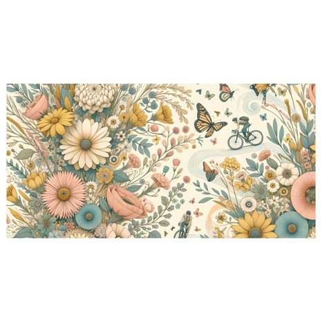 OBRAZ ROZKVETLÁ CYKLOSTEZKA - OBRAZY POLE A LOUKY - OBRAZY