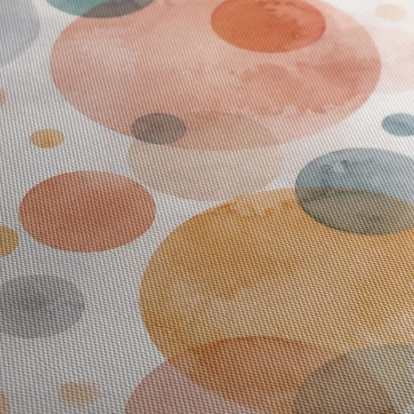 WANDBILD AQUARELLKREISE IN PASTELLTÖNEN - WANDBILDER ABSTRAKTE FORMEN - BILDER
