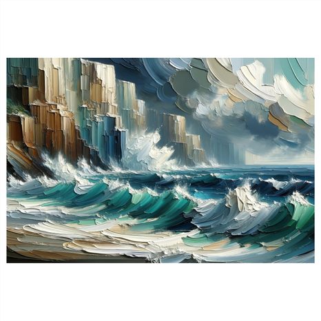 WANDBILD MEERES-SYMPHONIEN - BILDER MEER UND STRAND - BILDER