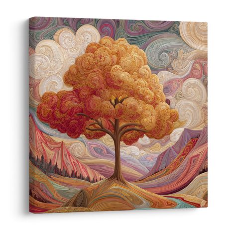 OBRAZ MYSTICKÝ STROM ŽIVOTA V KRAJINĚ - OBRAZY STROMY ŽIVOTA - OBRAZY