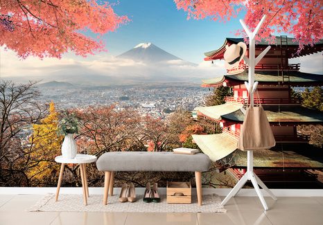 SELBSTKLEBENDE FOTOTAPETE HERBST IN JAPAN - SELBSTKLEBENDE TAPETEN - TAPETEN