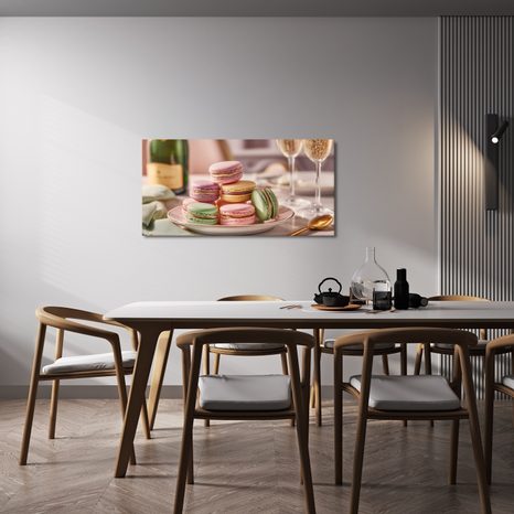 OBRAZ PASTELOVÉ MAKRONKY - OBRAZY JÍDLA A NÁPOJE - OBRAZY