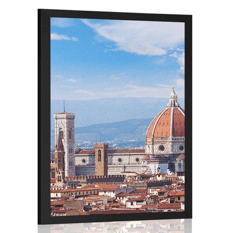 AFFICHE CATHÉDRALE GOTHIQUE DE FLORENCE - VILLES - AFFICHES