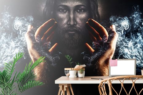 CARTA DA PARATI AUTOADESIVA – FEDE IN GESÙ - CARTA DA PARATI AUTOADESIVE - CARTA DA PARATI