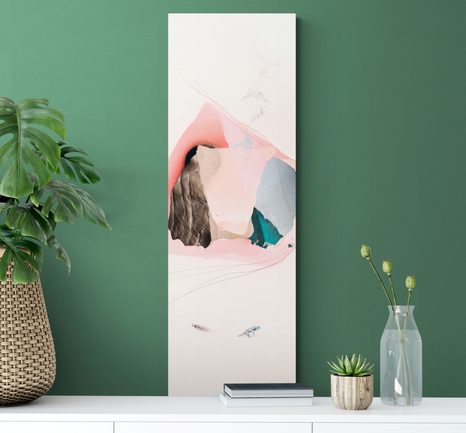 WANDBILD ABSTRAKTION IM HERZEN DER NATUR - ABSTRAKTE BILDER - BILDER