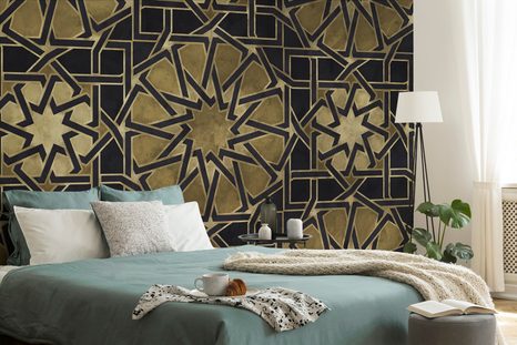 TAPETE ORIENTALISCHES MOSAIK - TAPETEN MIT FENG SHUI-MOTIVEN - TAPETEN