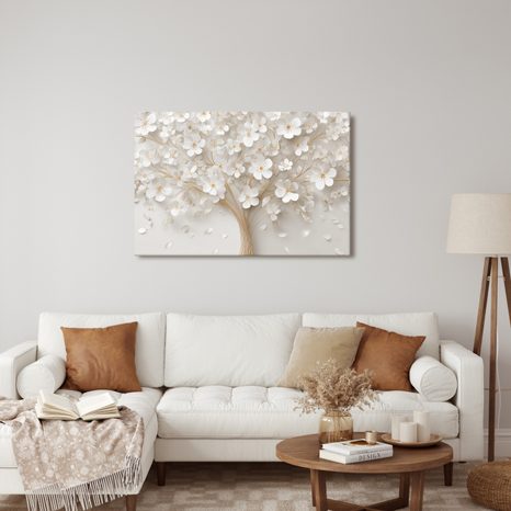 OBRAZ JEMNÝ KVĚTINOVÝ STROM ŽIVOTA - OBRAZY STROM ŽIVOTA - OBRAZY