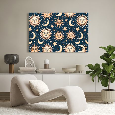 OBRAZ NEBESKÁ OBLOHA - DĚTSKÉ OBRAZY VESMÍR - OBRAZY