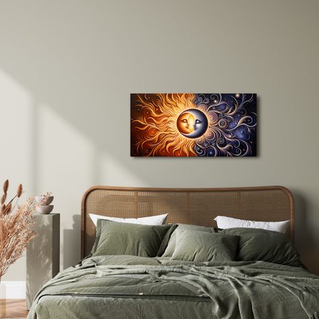WANDBILD KOSMISCHE LIEBE - BILDER VON UNIVERSUM UND STERNEN - BILDER