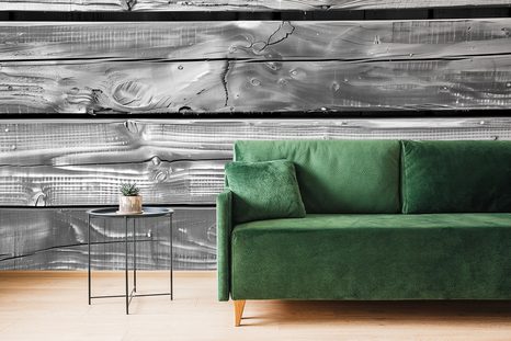 SAMOLEPÍCÍ TAPETA ČERNOBÍLÁ MODERNÍ IMITACE DŘEVA - SAMOLEPÍCÍ TAPETY - TAPETY