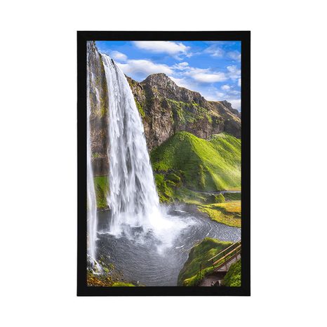 PLAGÁT VODOPÁD SELJALANDSFOSS - PRÍRODA - PLAGÁTY