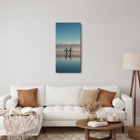 OBRAZ TUČŇÁCI V ZIMNÍ KRAJINĚ - OBRAZY MOŘE A PLÁŽ - OBRAZY