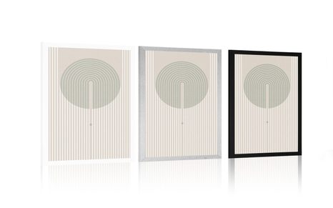 POSZTER STÍLUSOS MINTA KÖRREL MID-CENTURY. - MOTÍVUMOK A MŰHELYÜNKBŐL - POSZTEREK