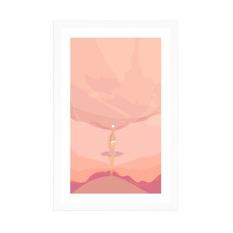 PLAKÁT S PASPARTOU VÁŠNIVÝ BALET - MOTIVY Z NAŠÍ DÍLNY - PLAKÁTY