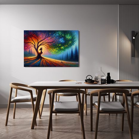 OBRAZ TANEC POD STROMEM ŽIVOTA - OBRAZY STROMY ŽIVOTA - OBRAZY