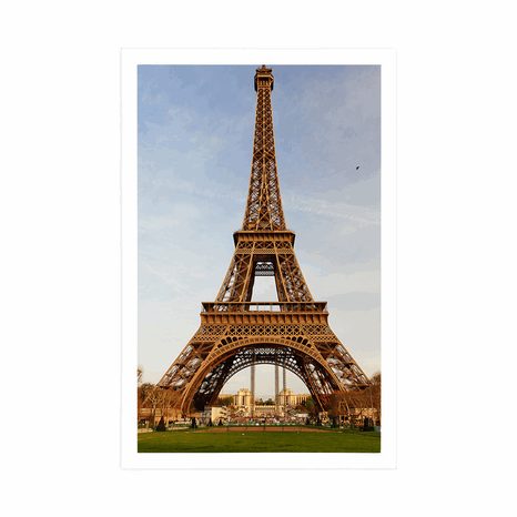 PLAKÁT SLAVNÁ EIFFELOVA VĚŽ - MĚSTA - PLAKÁTY