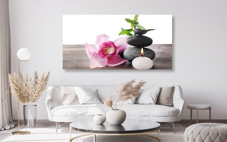 OBRAZ HARMONICKÉ ZEN ZÁTIŠÍ - OBRAZY FENG SHUI - OBRAZY