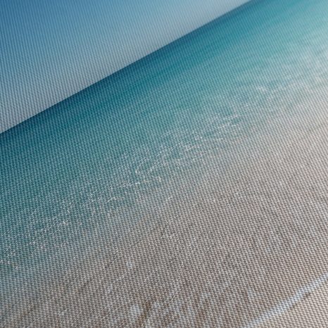 OBRAZ SPOKOJNE TURKUSOWE MORZE I PLAŻA - OBRAZY MORZA I PLAŻY - OBRAZY